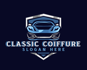 Sports Car Garage Detailing logo design