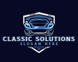 Sports Car Garage Detailing logo design