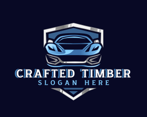 Sports Car Garage Detailing logo design