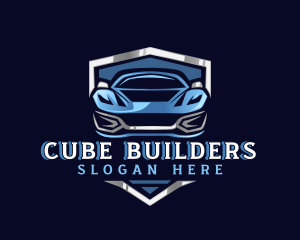 Sports Car Garage Detailing logo design