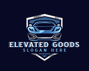 Sports Car Garage Detailing logo design