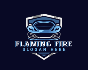 Sports Car Garage Detailing logo design