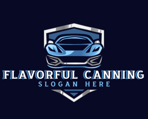 Sports Car Garage Detailing logo design