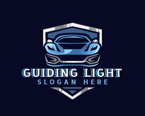 Sports Car Garage Detailing logo design