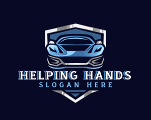 Sports Car Garage Detailing logo design