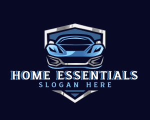 Sports Car Garage Detailing logo design