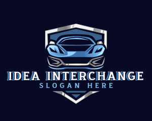 Sports Car Garage Detailing logo design