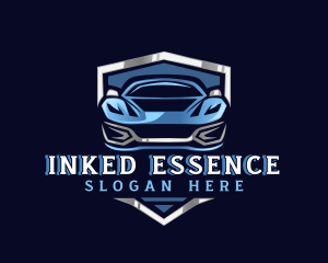 Sports Car Garage Detailing logo design