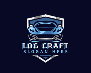 Sports Car Garage Detailing logo design