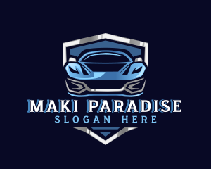 Sports Car Garage Detailing logo design