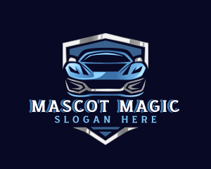 Sports Car Garage Detailing logo design