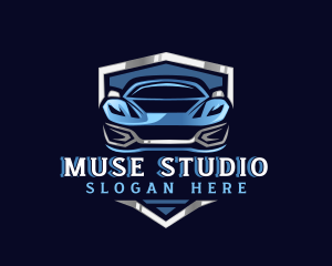 Sports Car Garage Detailing logo design