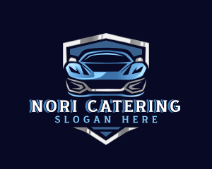 Sports Car Garage Detailing logo design