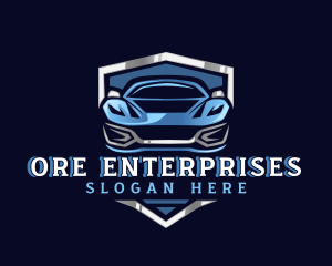 Sports Car Garage Detailing logo design