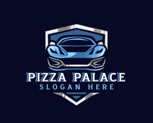 Sports Car Garage Detailing logo design