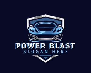 Sports Car Garage Detailing logo design