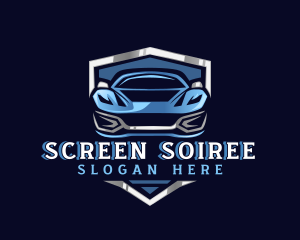 Sports Car Garage Detailing logo design