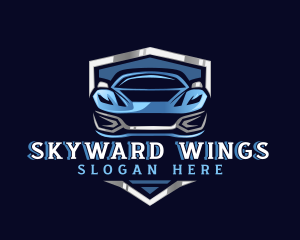 Sports Car Garage Detailing logo design