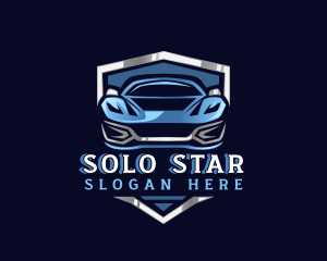 Sports Car Garage Detailing logo design