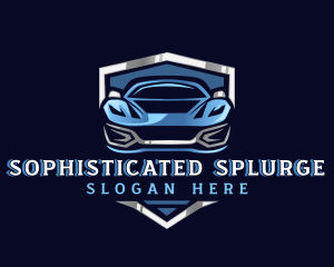 Sports Car Garage Detailing logo design