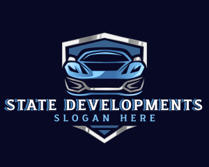 Sports Car Garage Detailing logo design