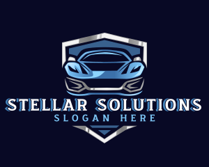 Sports Car Garage Detailing logo design