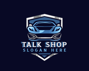 Sports Car Garage Detailing logo design