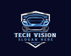 Sports Car Garage Detailing logo design