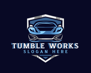 Sports Car Garage Detailing logo design