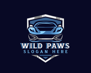 Sports Car Garage Detailing logo design