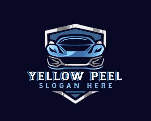 Sports Car Garage Detailing logo design