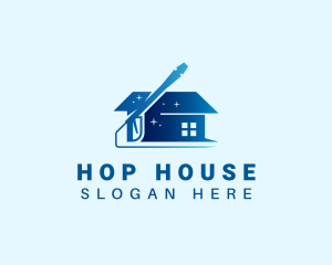 House Pressure Washing logo design