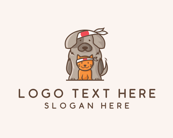 Japanese Samurai Pets logo