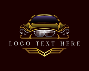 Luxurious Automobile Car logo