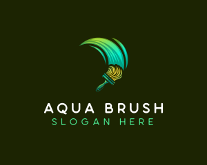 Paint Brush Renovation logo design