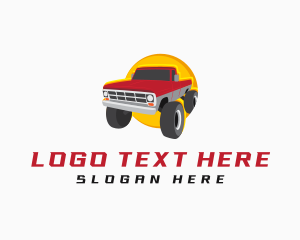 Monster Truck Vehicle logo
