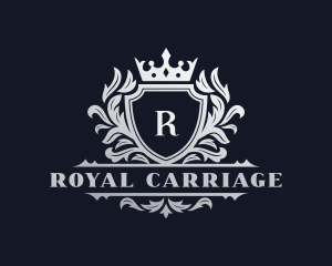 Royal Shield Crown logo design