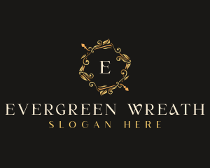 Luxury Leaf Ornament logo design