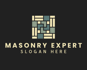 Geometric Floor Tile logo design