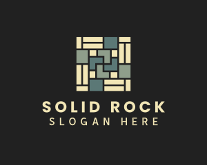 Geometric Floor Tile logo design