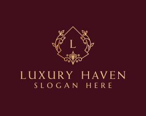 Luxury Boutique Ornament logo design