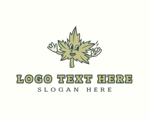 Mascot - Marijuana Smoking Mascot logo design