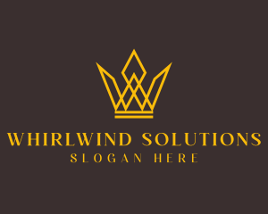 Luxury Crown Letter W logo design