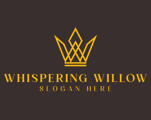 Luxury Crown Letter W logo design