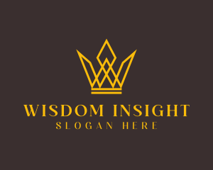 Luxury Crown Letter W logo design