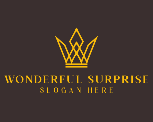 Luxury Crown Letter W logo design