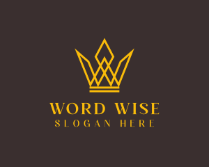 Luxury Crown Letter W logo design