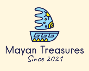 Native Mayan Sailboat  logo