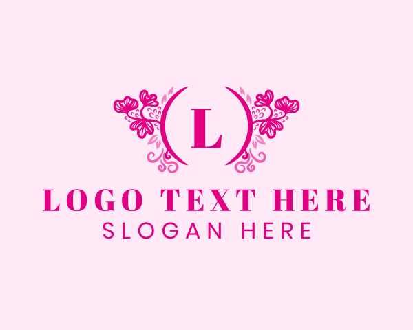 Flower Arranging logo example 1