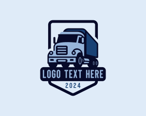 Shipping Truck Vehicle logo